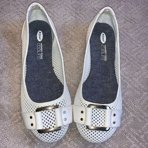 Dr. Scholls Flats - White